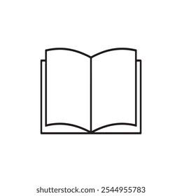 book icon vector silhouette, Textbook icons,Book icons set isolated