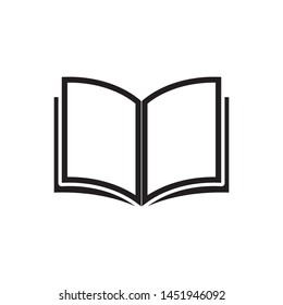 book icon vector simple design