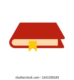 book icon vector simple design. vector illustration. on white background