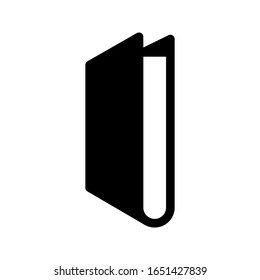 icono de libro diseño simple vector.ilustración vectorial. sobre fondo blanco