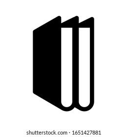 book icon vector simple design. vector illustration. on white background
