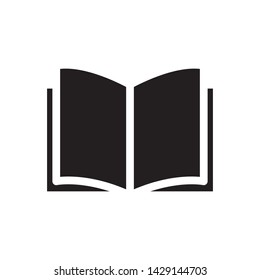 book icon vector in simple trendy style template