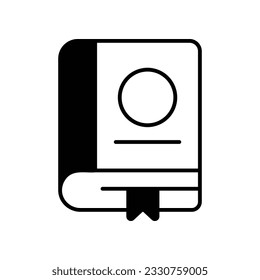 Book icon, Vector Stock illustration.