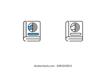 Book Icon vector stock illustration.