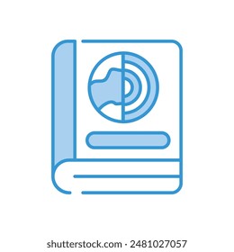 Ilustración de stock de Vector de icono de libro.