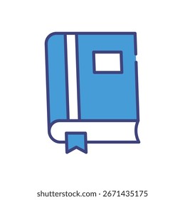 Icono de libro Vector ilustración de stock