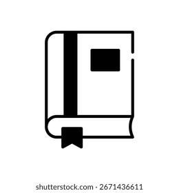 Book icon vector stock illustration