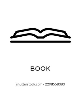 book icon vector, suitable for social media, app, website, and library icons