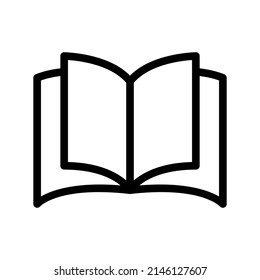 Design-Illustration des Buchsymbols Vektor Symbol