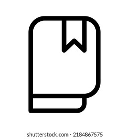 Ilustración de diseño del símbolo del vector del libro