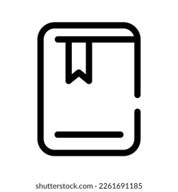 Ilustración de diseño del símbolo del vector del libro