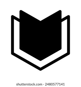 Book Icon Vector Symbol Design Illustration