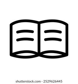 Book Icon Vector Symbol Design Illustration