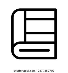 Ilustración de diseño de símbolo de Vector de icono de libro