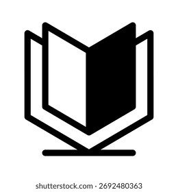 Book Icon Vector Symbol Design Illustration