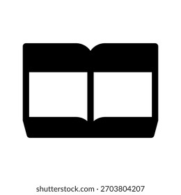 Ilustração de design de símbolo de vetor de ícone de livro