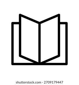 Ilustración de diseño de símbolo de Vector de icono de libro