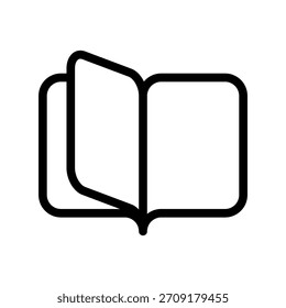 Ilustración de diseño de símbolo de Vector de icono de libro