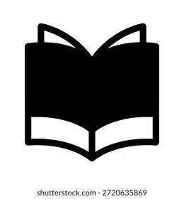 Ilustración de diseño de símbolo de Vector de icono de libro