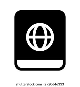 Ilustración de diseño de símbolo de Vector de icono de libro