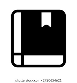 Ilustración de diseño de símbolo de Vector de icono de libro