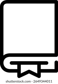 Icono de libro Vector. símbolo, signo