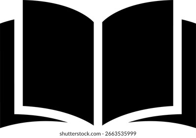 Icono de libro Vector. símbolo, signo
