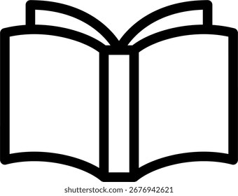 Buchsymbol, Vektor. Symbol, Zeichen