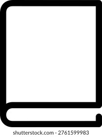 book icon vector. symbol, sign