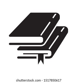 book icon vector symbol template