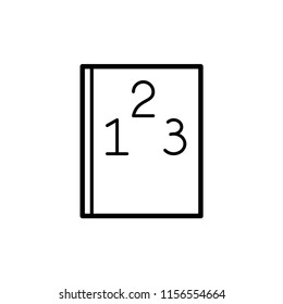 book icon vector template
