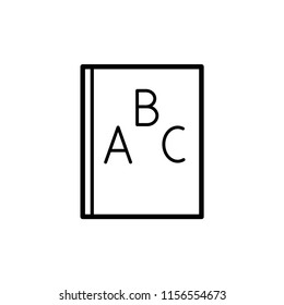 book icon vector template