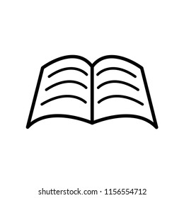 book icon vector template