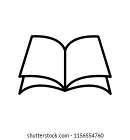 book icon vector template