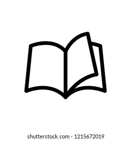 book icon vector template