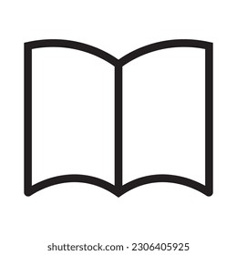 diseño del logotipo de la ilustración de la plantilla del vector de icono del libro