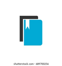 book icon vector template sign symbol