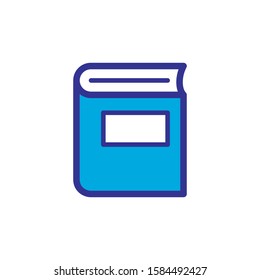 book icon vector trendy design