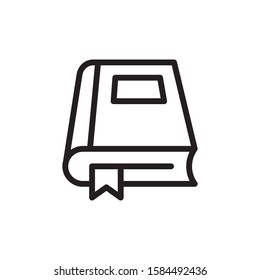 book icon vector trendy design