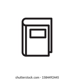 book icon vector trendy design