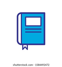 book icon vector trendy design