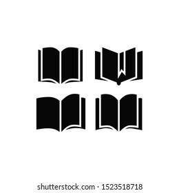 book icon vector trendy flat design