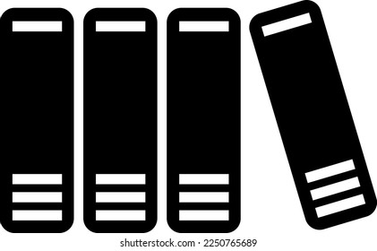 icono del libro vectores estilo de moda en fondo blanco
