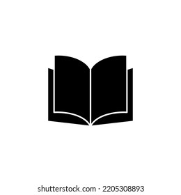 Book icon vector for web and mobile app. open book sign and symbol. ebook icon