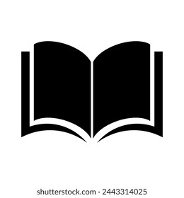 book icon vector. with a white background