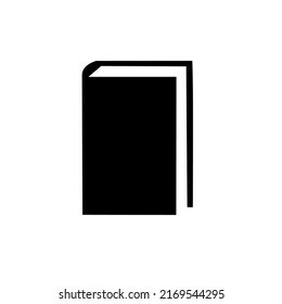 Book icon vector,graphic with flat design in black color. Use for web,app,mobile element design.