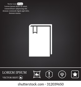 Book icon for web.