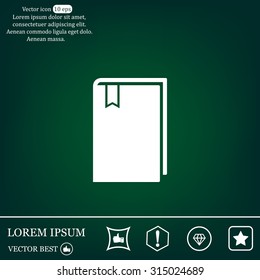 Book icon for web.