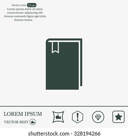 Book icon for web.