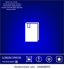 Book icon for web.